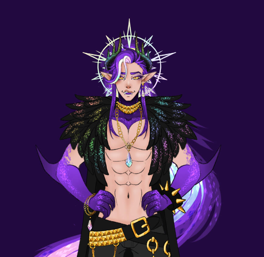 A Halfbody Preview of the VTuber Concept Art